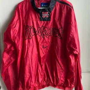 retro nebraska husker’s windbreaker (crewneck)